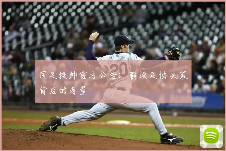 国足换帅官方公告：解读足协决策背后的考量